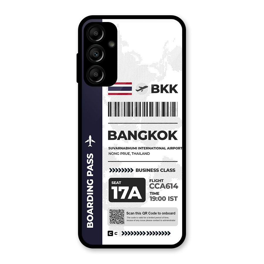 International Boarding Pass Bangkok Glass Back Case for Galaxy A14 5G