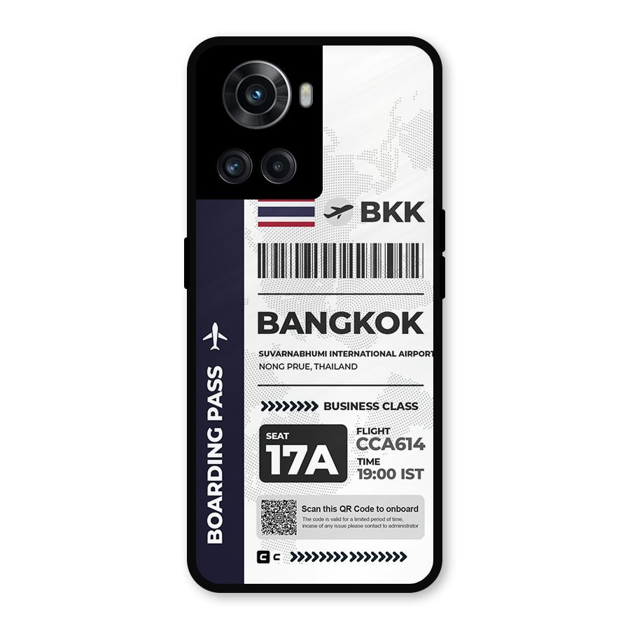 International Boarding Pass Bangkok Metal Back Case for OnePlus 10R