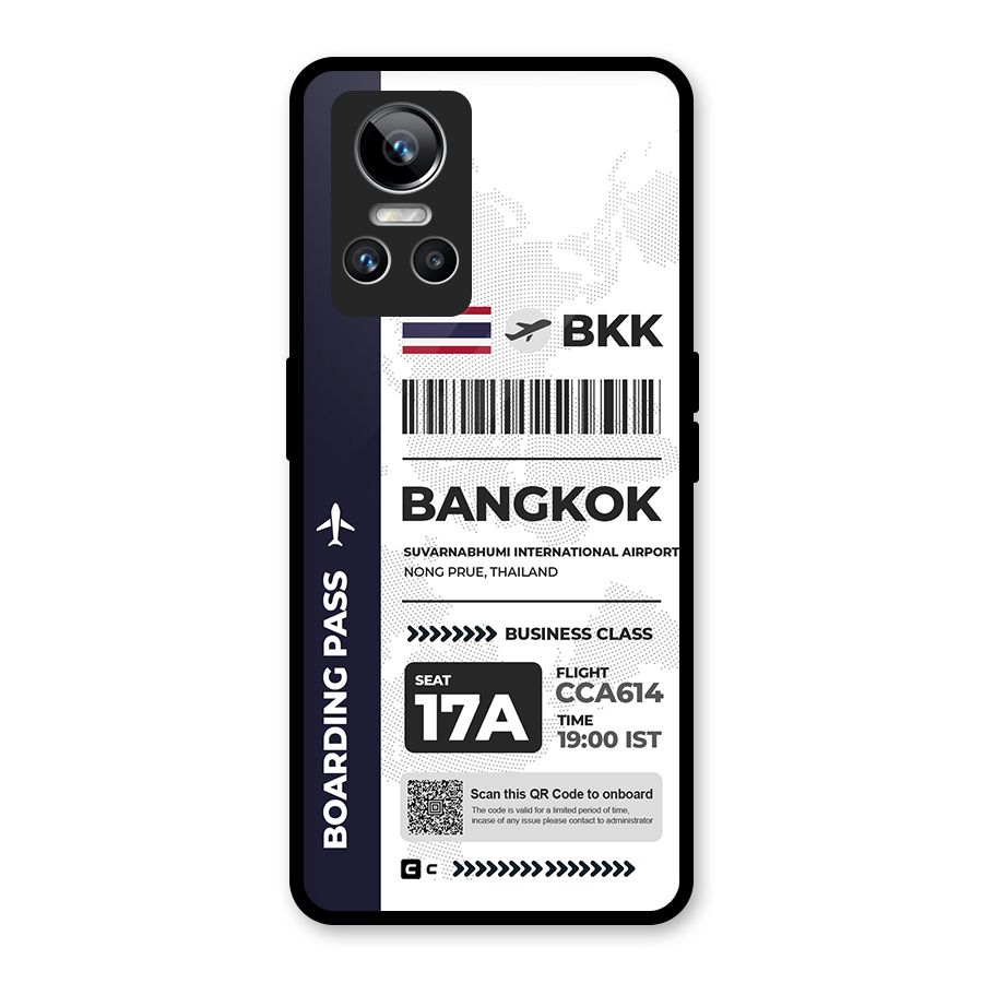 International Boarding Pass Bangkok Glass Back Case for Realme GT Neo 3