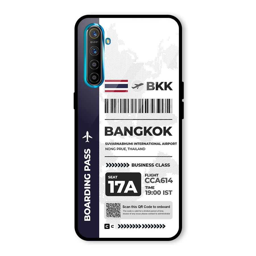 International Boarding Pass Bangkok Glass Back Case for Realme X2