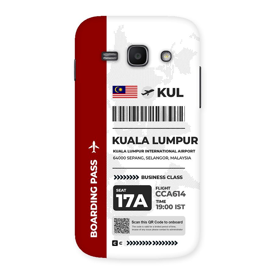 International Boarding Pass Kuala Lumpur Back Case for Galaxy Ace3
