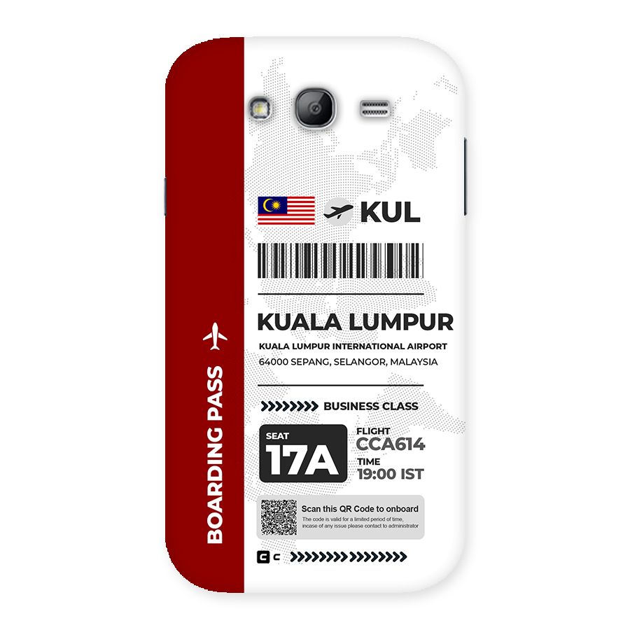 International Boarding Pass Kuala Lumpur Back Case for Galaxy Grand Neo