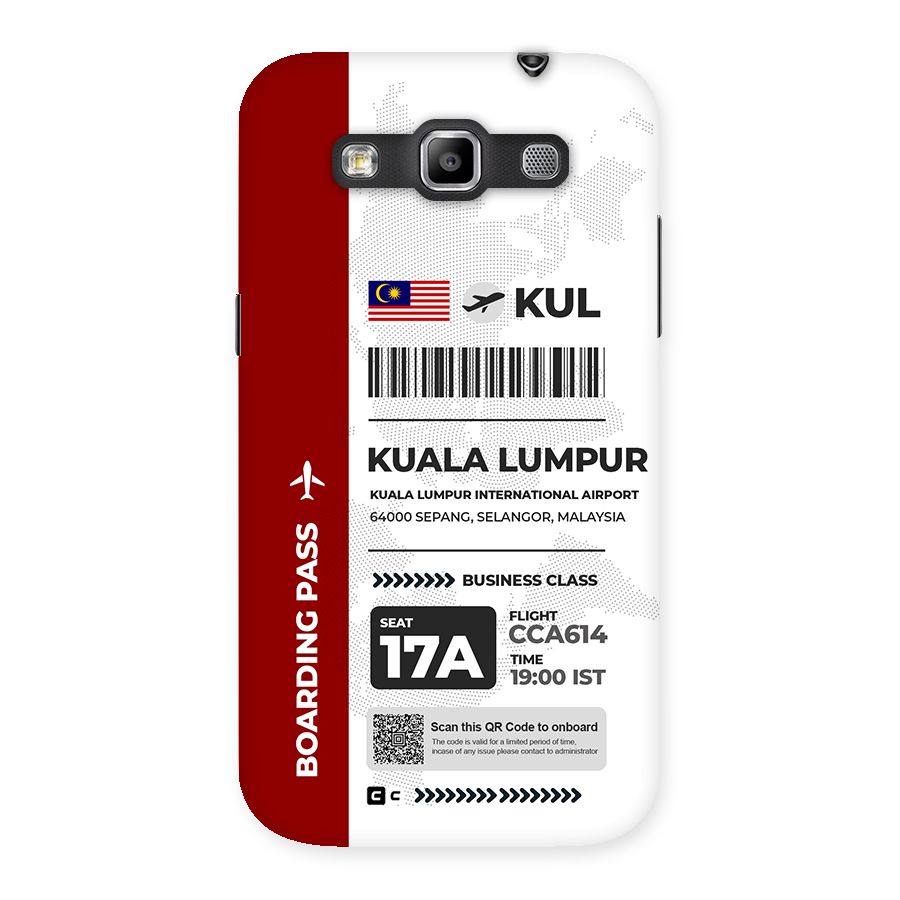 International Boarding Pass Kuala Lumpur Back Case for Galaxy Grand Quattro
