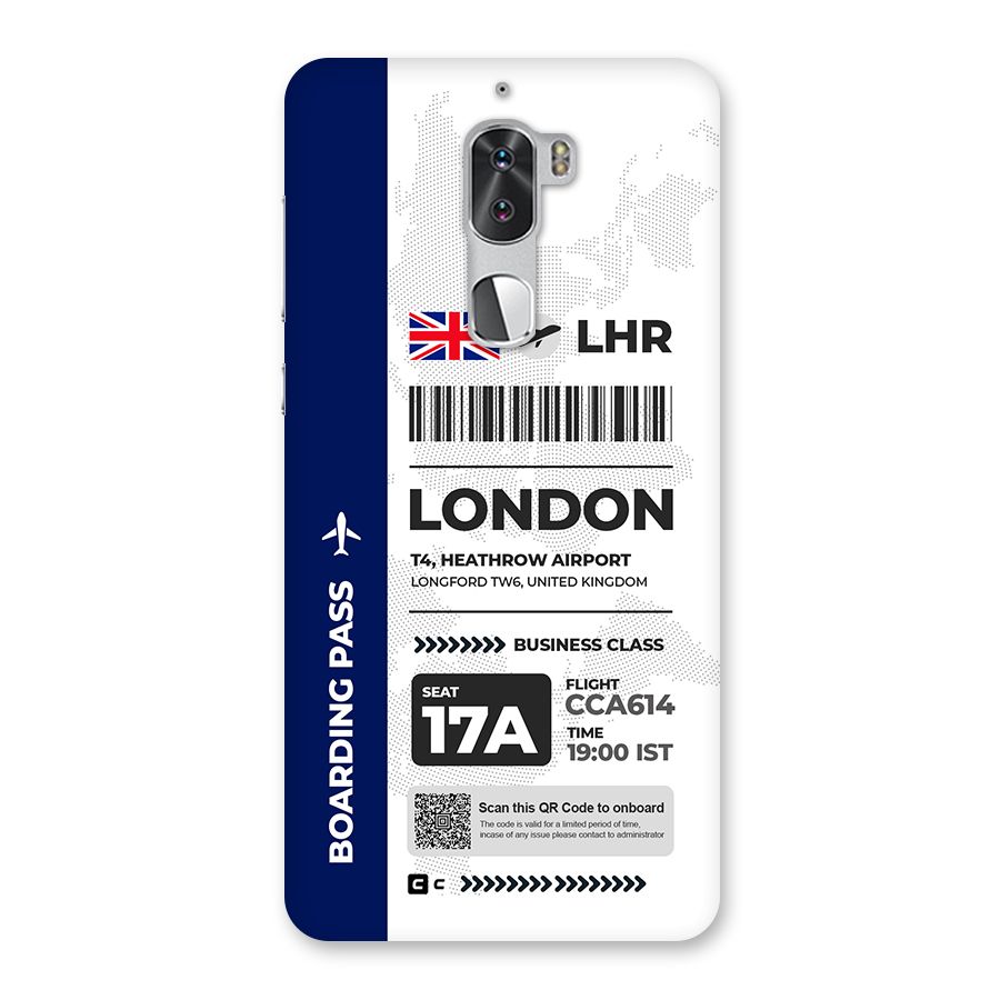 International Boarding Pass London Back Case for Coolpad Cool 1