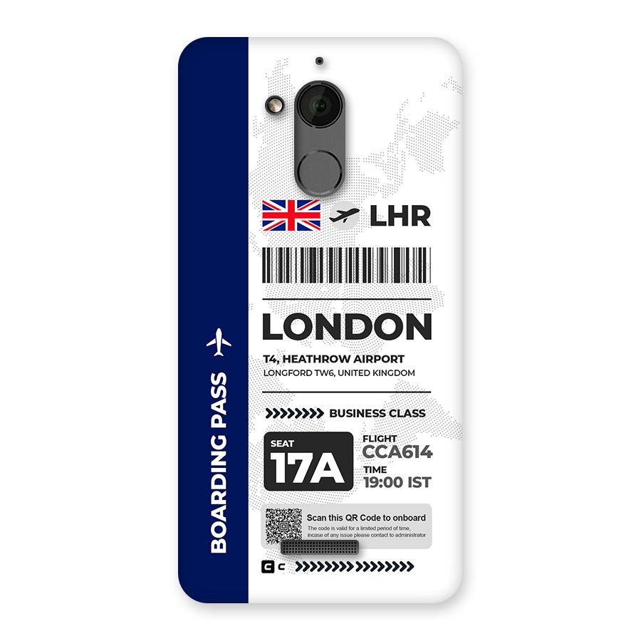 International Boarding Pass London Back Case for Coolpad Note 5