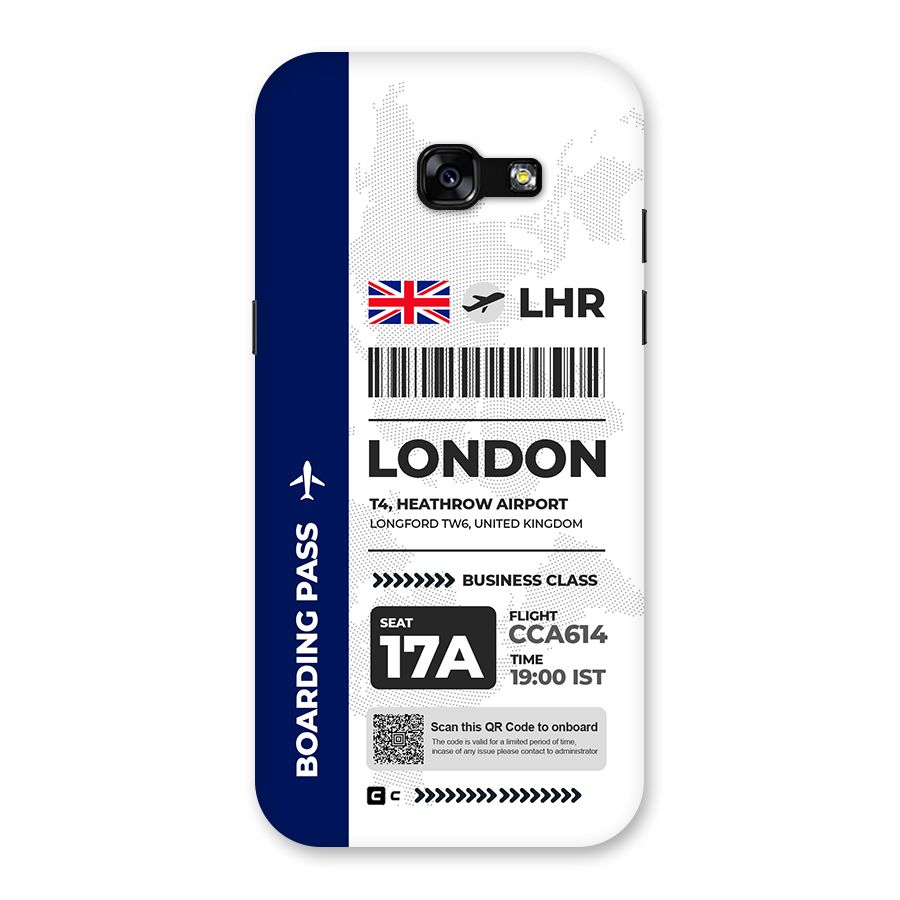 International Boarding Pass London Back Case for Galaxy A5 2017