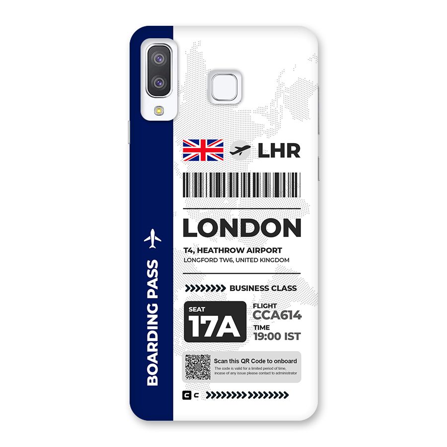 International Boarding Pass London Back Case for Galaxy A8 Star