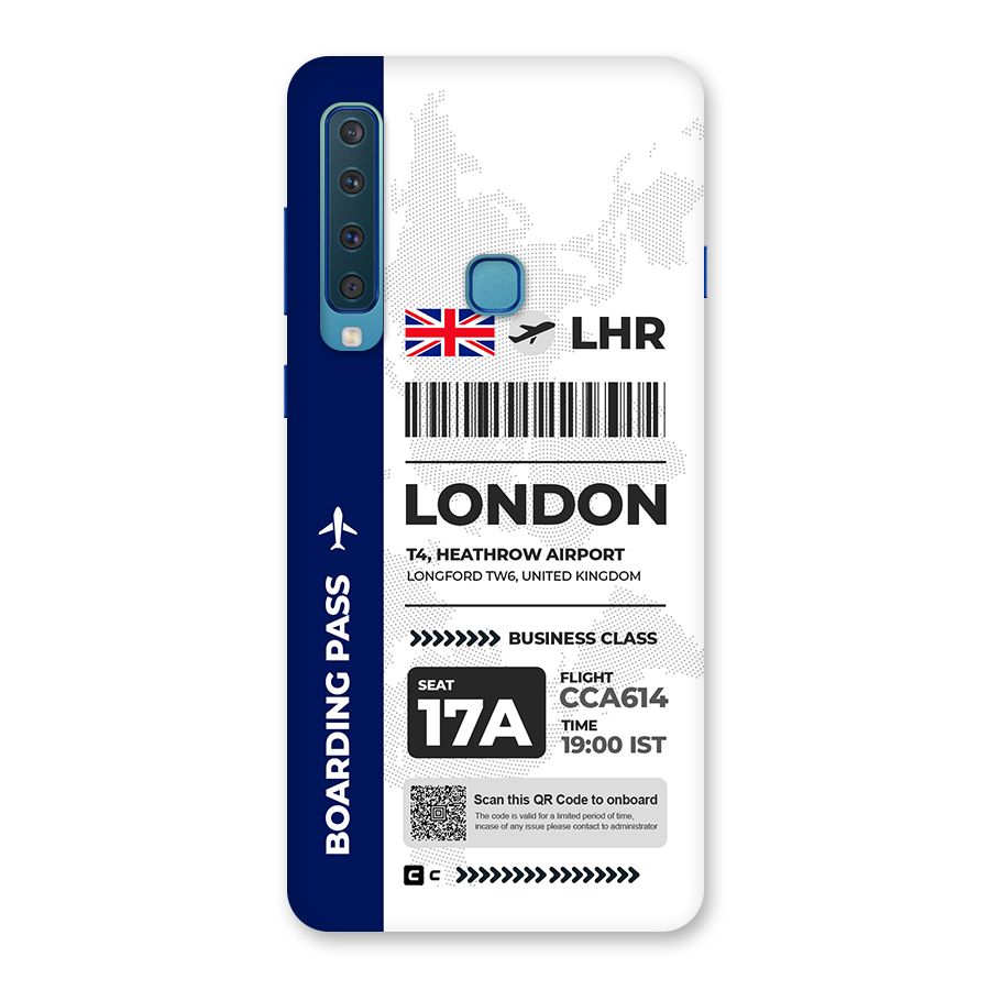 International Boarding Pass London Back Case for Galaxy A9 (2018)