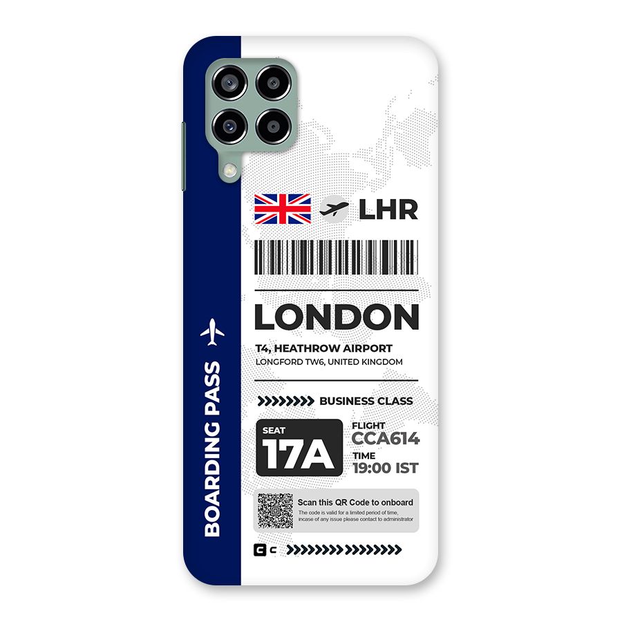 International Boarding Pass London Back Case for Galaxy M33