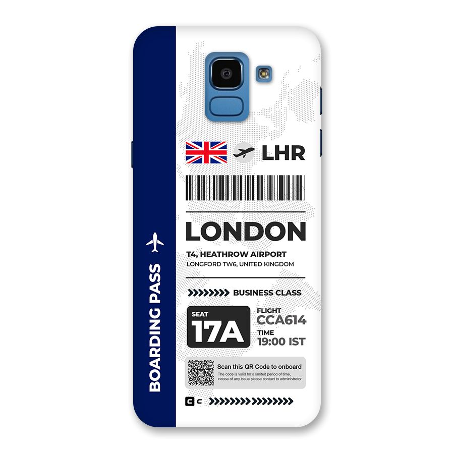 International Boarding Pass London Back Case for Galaxy On6