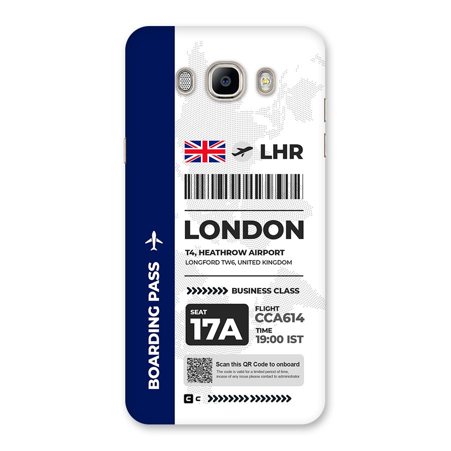 International Boarding Pass London Back Case for Galaxy On8