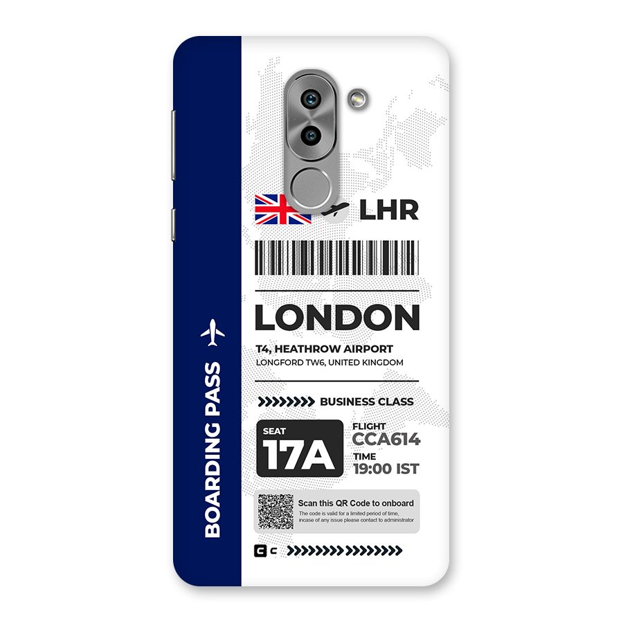 International Boarding Pass London Back Case for Honor 6X