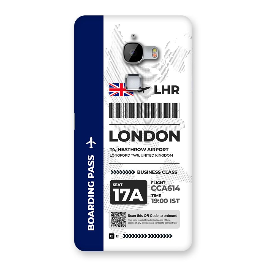 International Boarding Pass London Back Case for LeTV Le Max