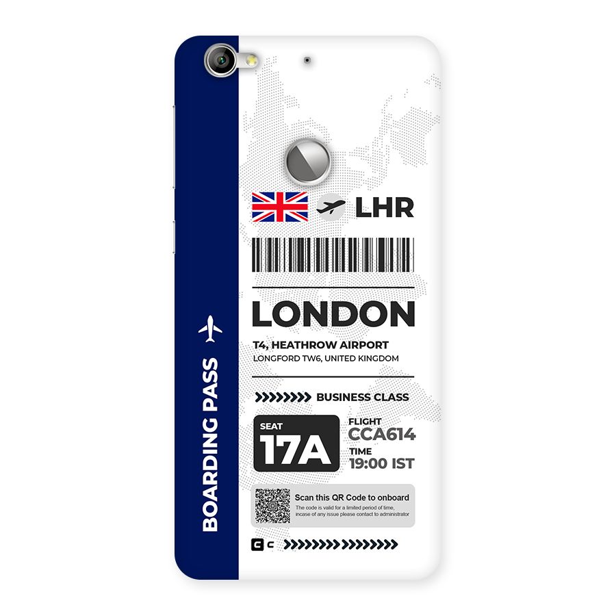 International Boarding Pass London Back Case for Le 1S