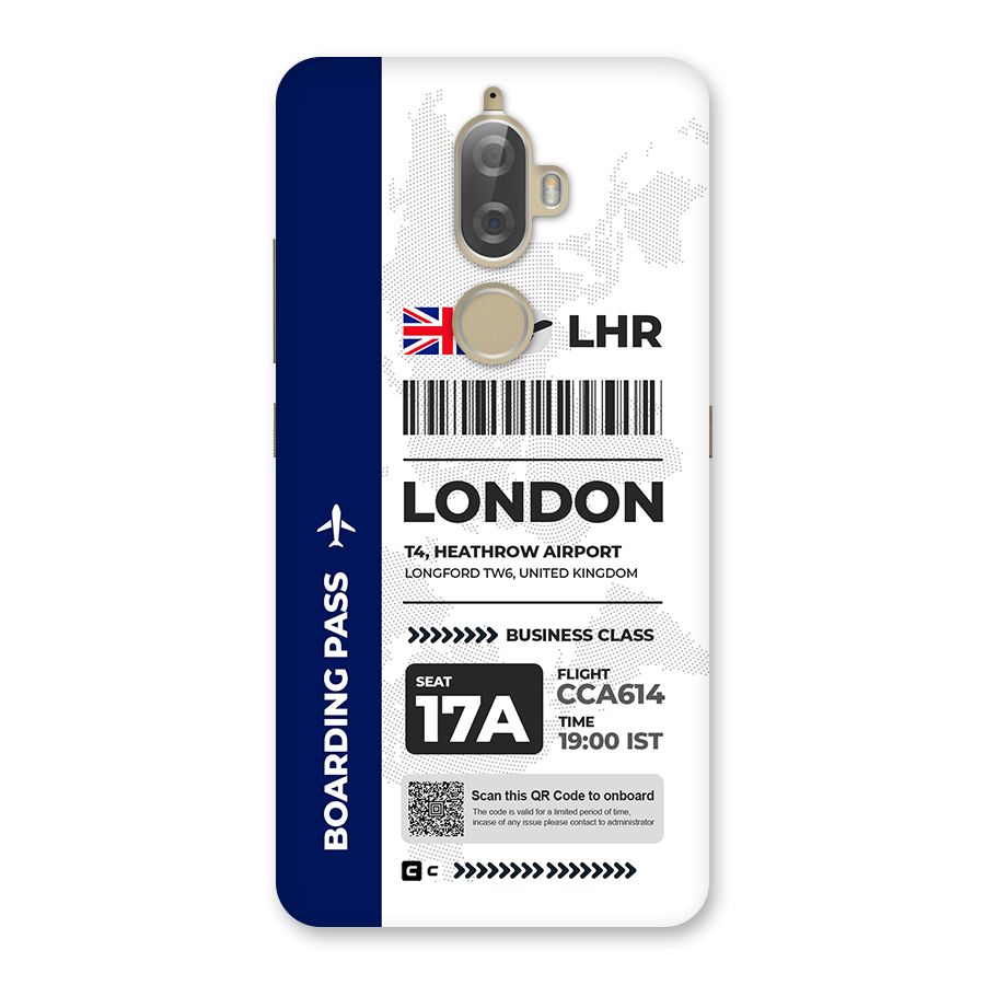 International Boarding Pass London Back Case for Lenovo K8 Plus
