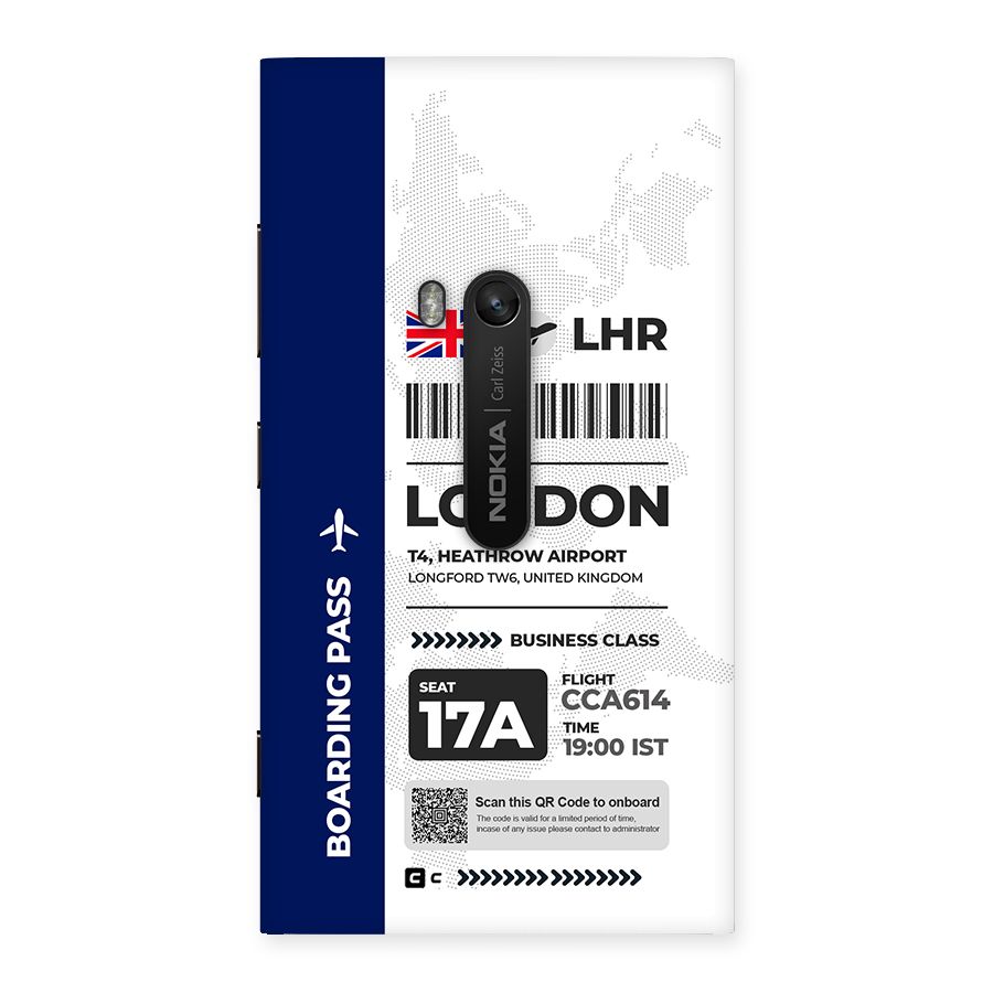 International Boarding Pass London Back Case for Lumia 920