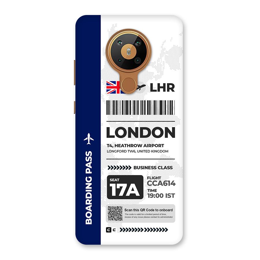 International Boarding Pass London Back Case for Nokia 5.3