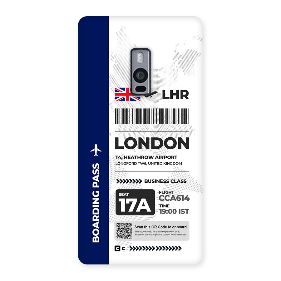 International Boarding Pass London Back Case for OnePlus 2