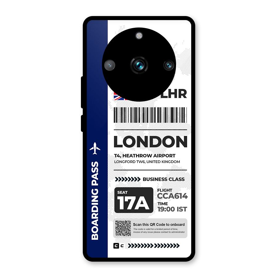 International Boarding Pass London Back Case for Realme 11 Pro Plus
