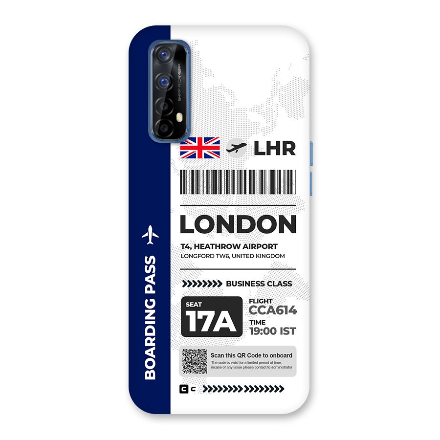 International Boarding Pass London Back Case for Realme Narzo 20 Pro
