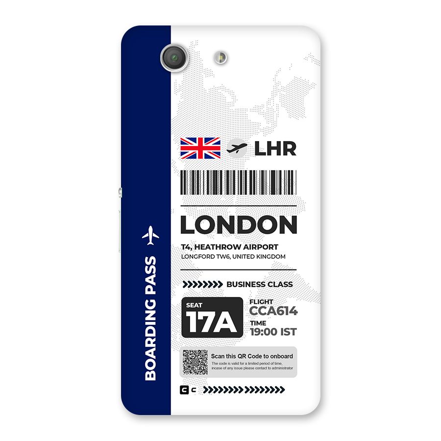 International Boarding Pass London Back Case for Xperia Z3 Compact