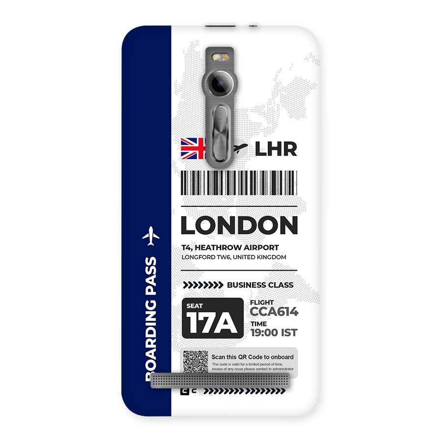 International Boarding Pass London Back Case for Zenfone 2