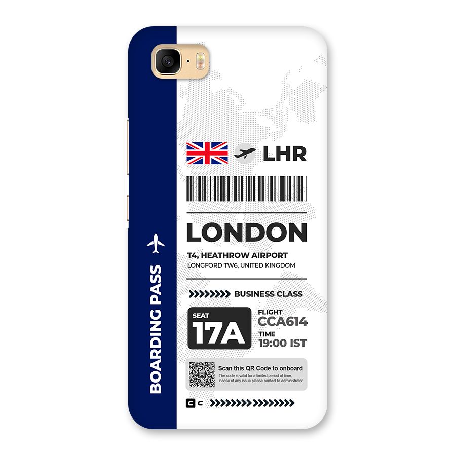 International Boarding Pass London Back Case for Zenfone 3s Max