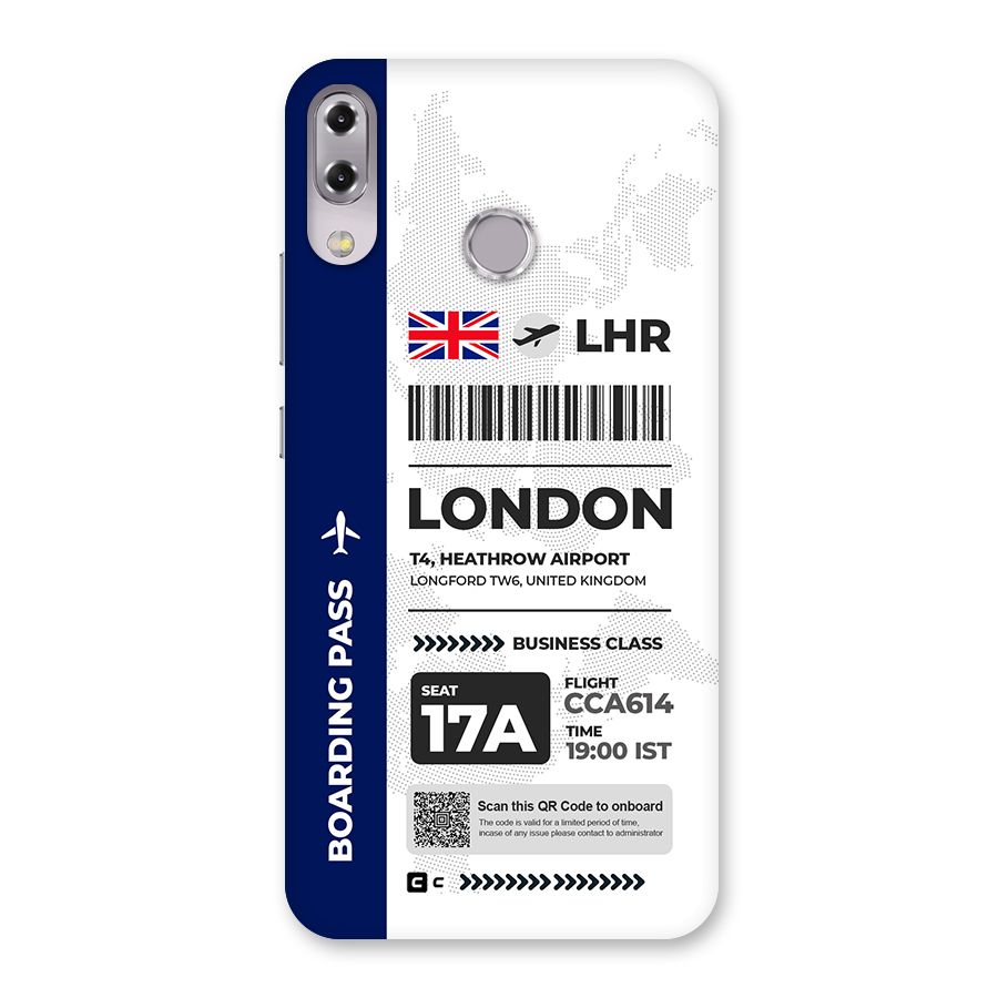 International Boarding Pass London Back Case for Zenfone 5Z