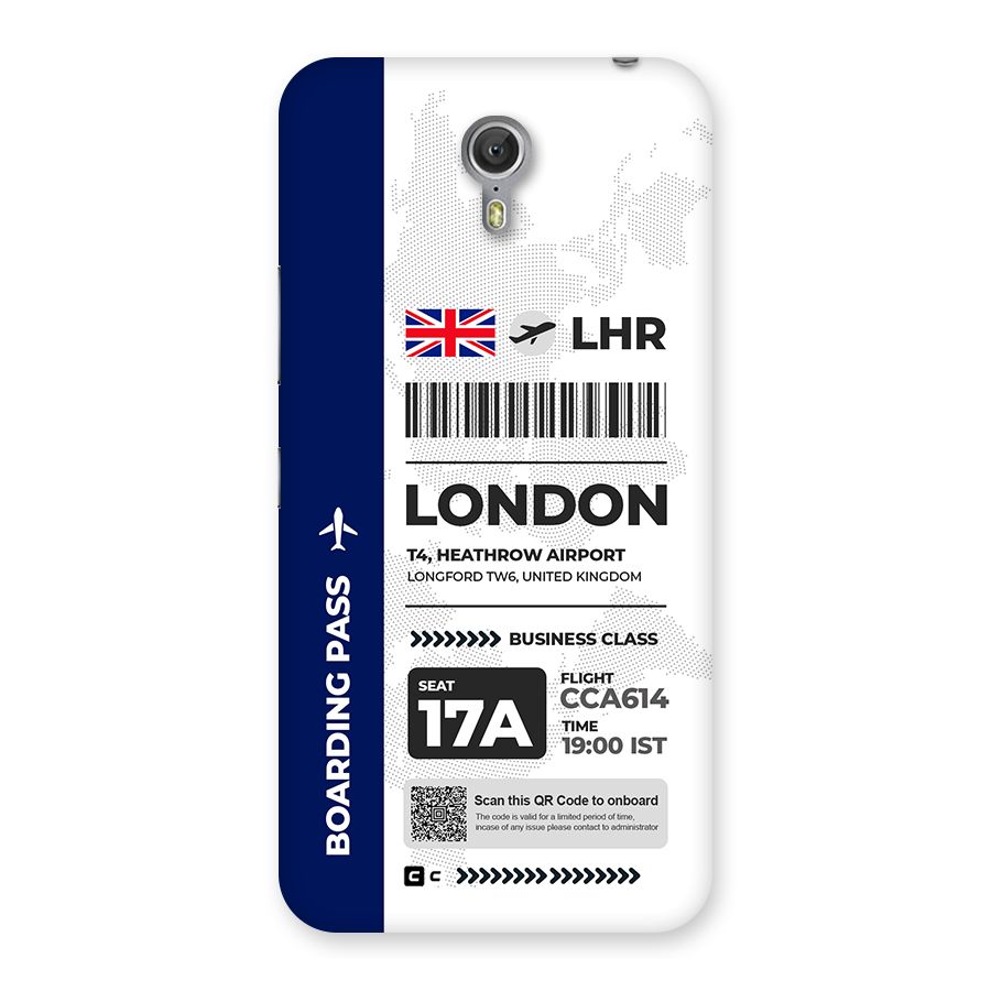 International Boarding Pass London Back Case for Zuk Z1