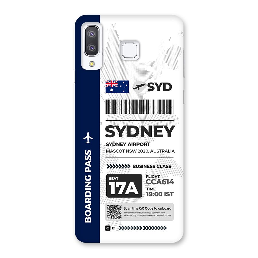 International Boarding Pass Sydney Back Case for Galaxy A8 Star