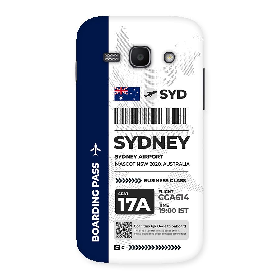 International Boarding Pass Sydney Back Case for Galaxy Ace3