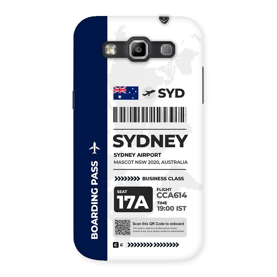 International Boarding Pass Sydney Back Case for Galaxy Grand Quattro