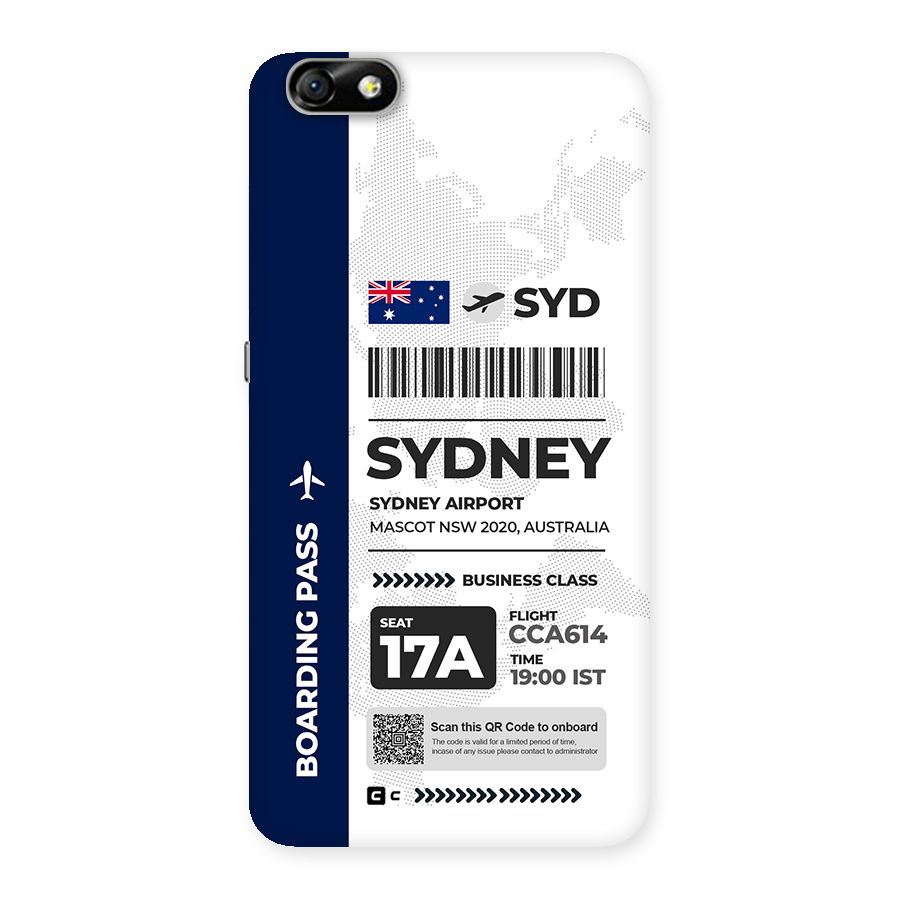 International Boarding Pass Sydney Back Case for Honor 4X