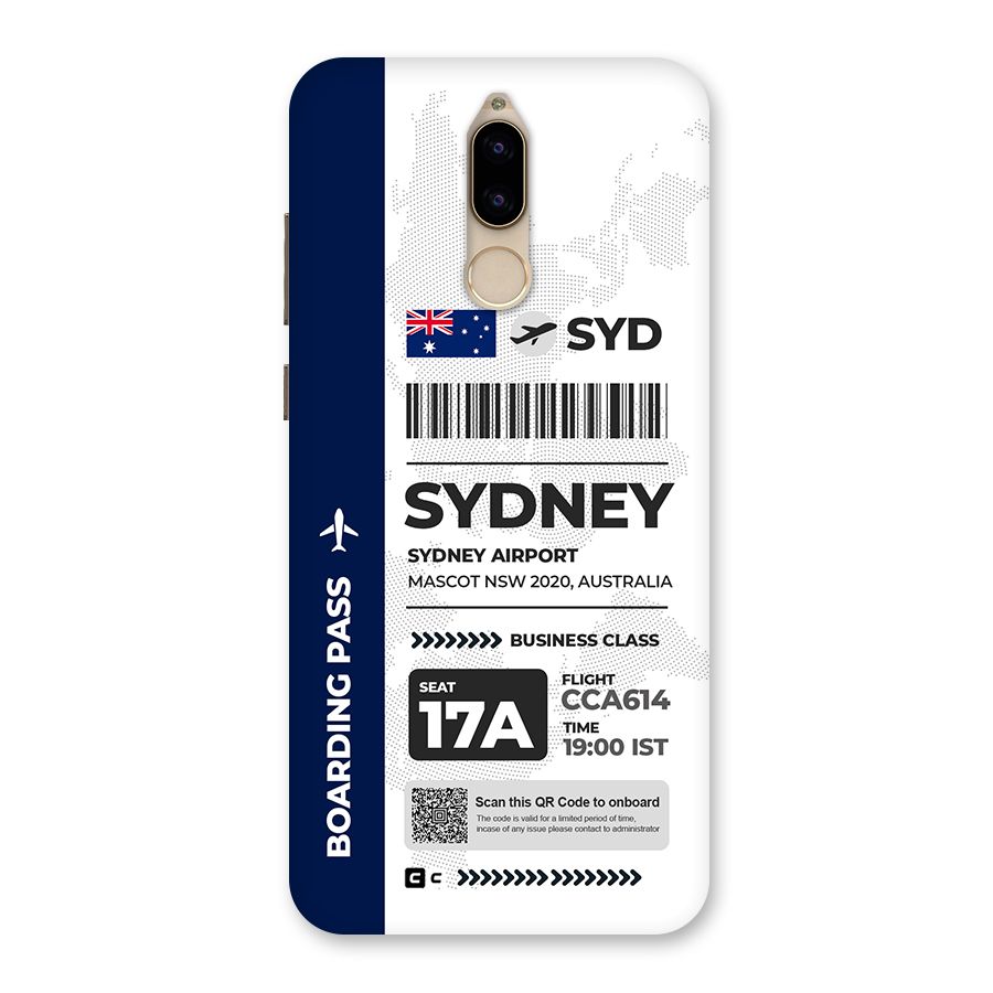 International Boarding Pass Sydney Back Case for Honor 9i