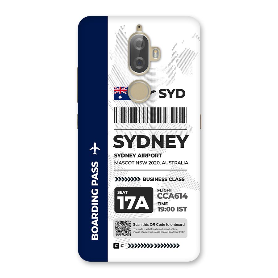 International Boarding Pass Sydney Back Case for Lenovo K8 Plus
