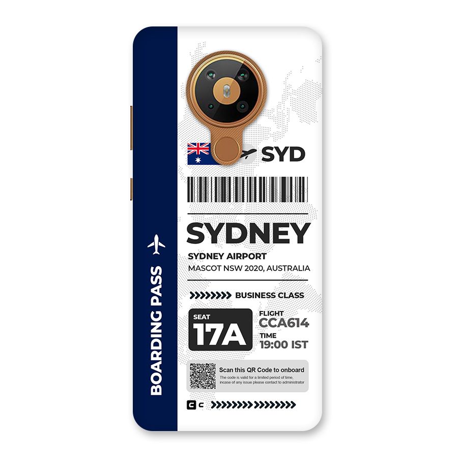 International Boarding Pass Sydney Back Case for Nokia 5.3