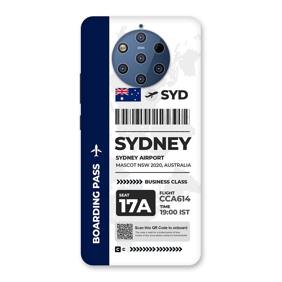International Boarding Pass Sydney Back Case for Nokia 9 PureView