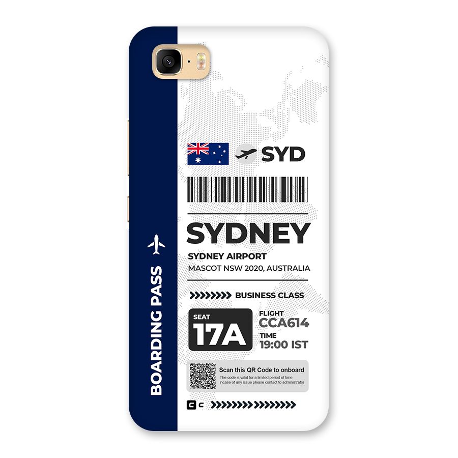 International Boarding Pass Sydney Back Case for Zenfone 3s Max