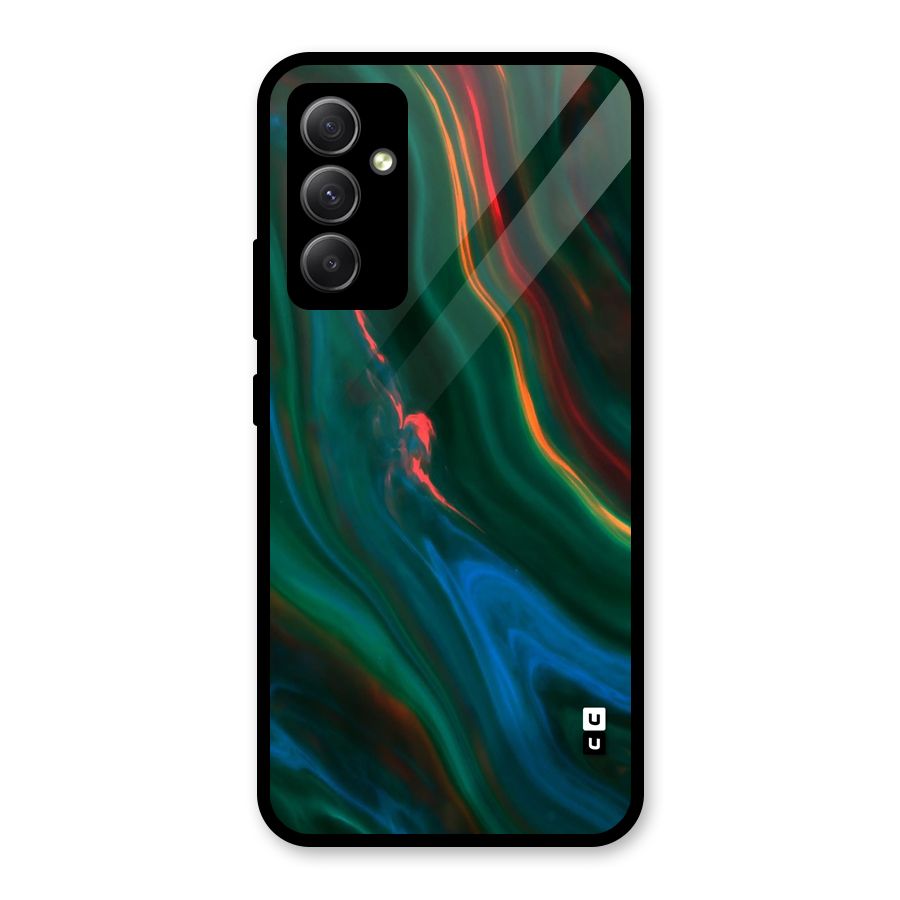 Inverse Marble Glass Back Case for Galaxy A34
