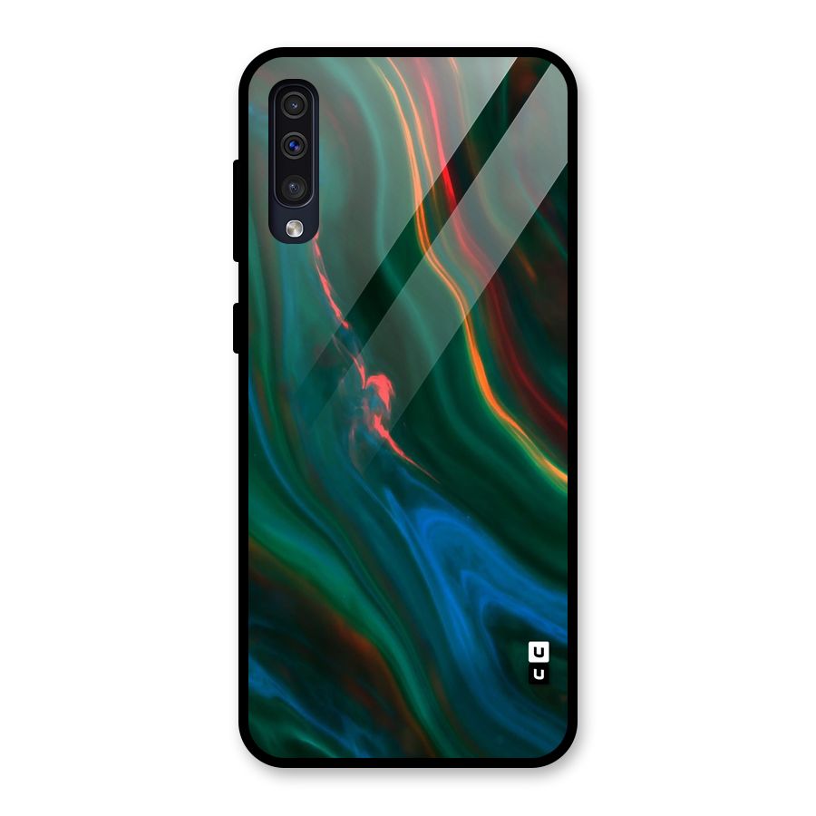 Inverse Marble Glass Back Case for Galaxy A50