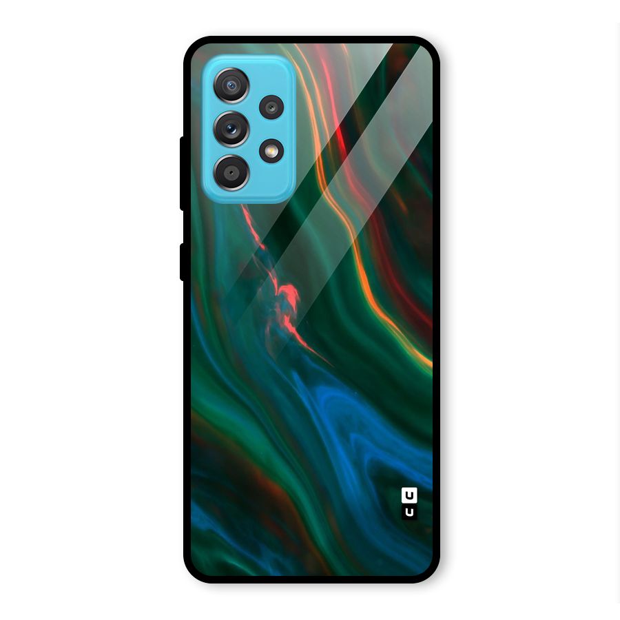 Inverse Marble Glass Back Case for Galaxy A52
