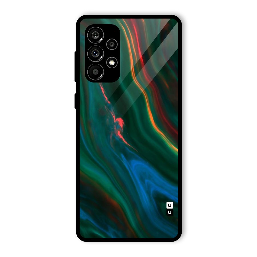 Inverse Marble Glass Back Case for Galaxy A73 5G