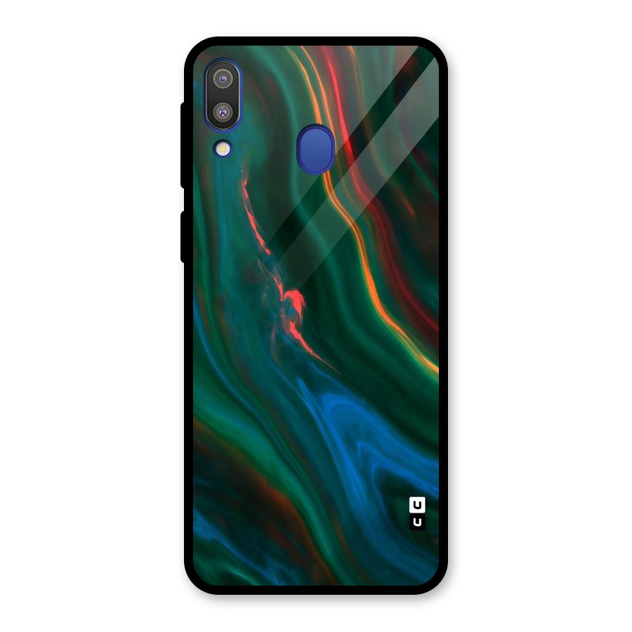 Inverse Marble Glass Back Case for Galaxy M20