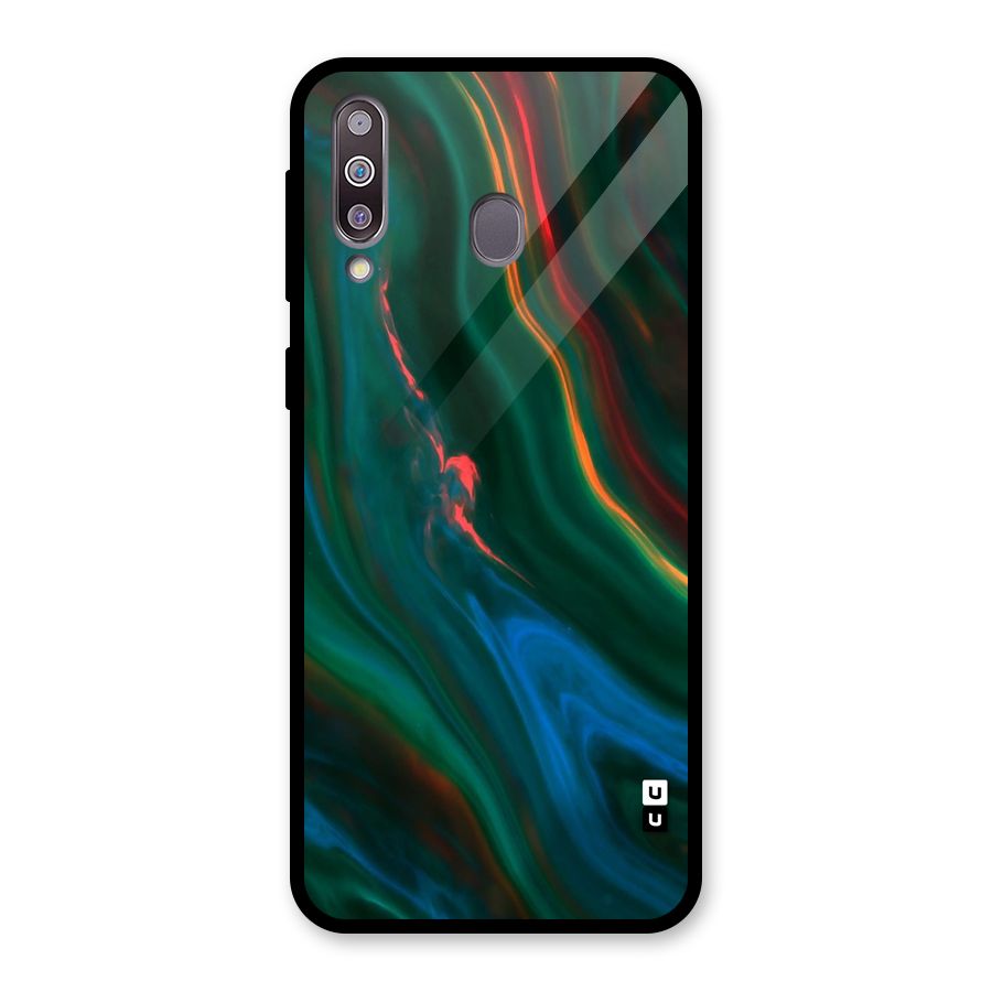 Inverse Marble Glass Back Case for Galaxy M30