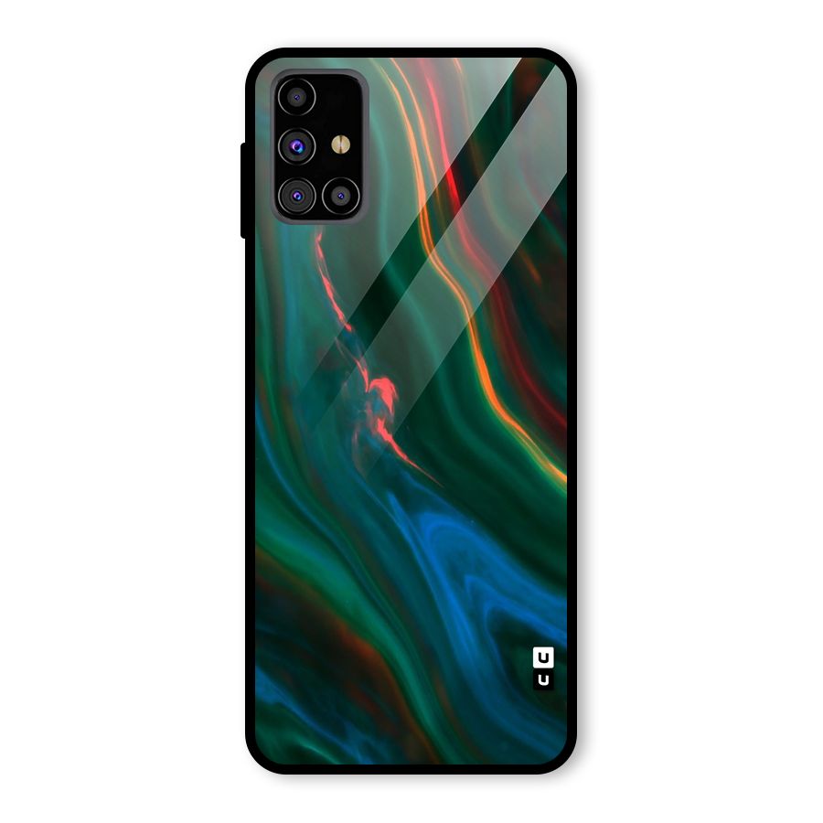 Inverse Marble Glass Back Case for Galaxy M31s