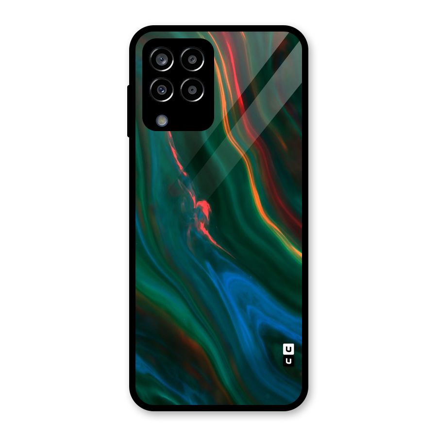 Inverse Marble Glass Back Case for Galaxy M33