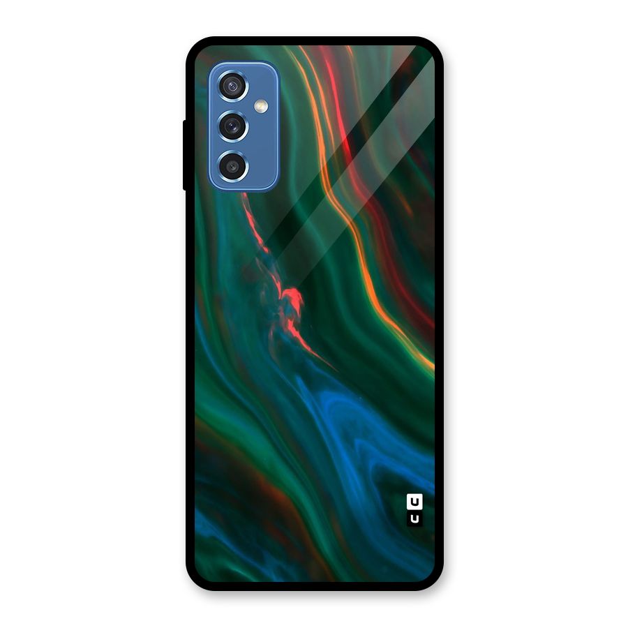 Inverse Marble Glass Back Case for Galaxy M52 5G