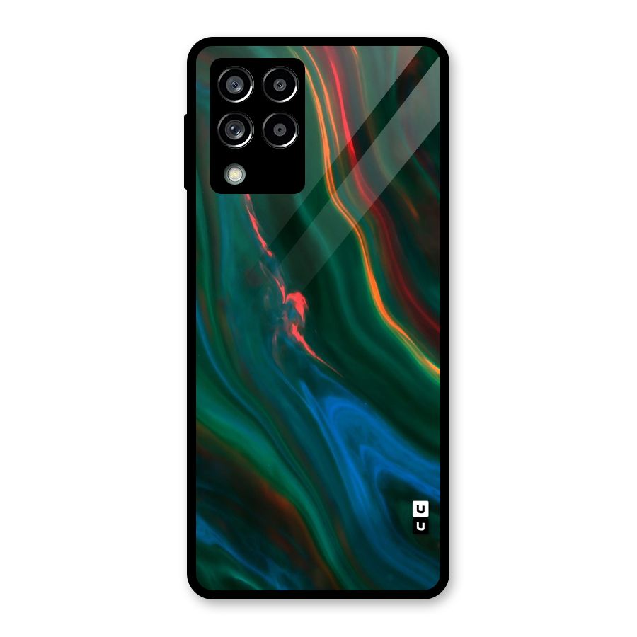 Inverse Marble Glass Back Case for Galaxy M53 5G