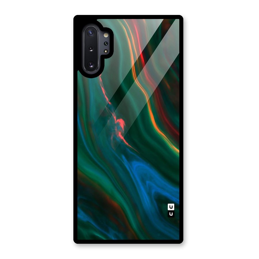 Inverse Marble Glass Back Case for Galaxy Note 10 Plus
