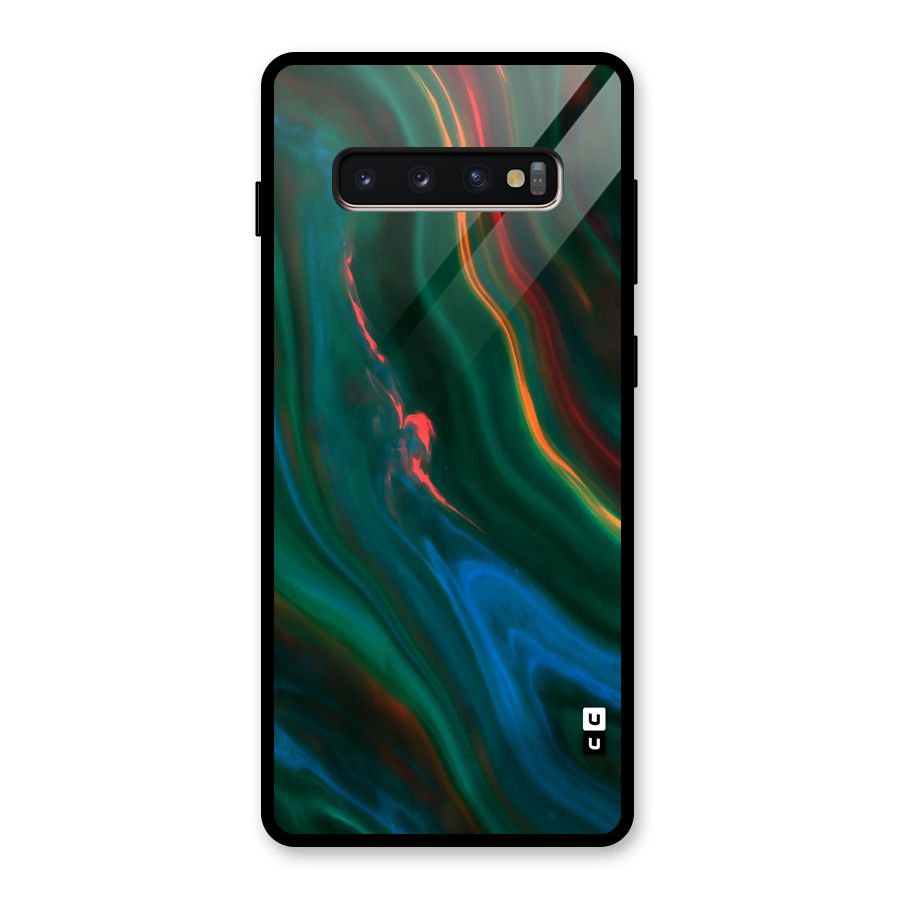Inverse Marble Glass Back Case for Galaxy S10 Plus